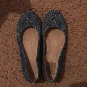 Blue Casual Walking Shoes